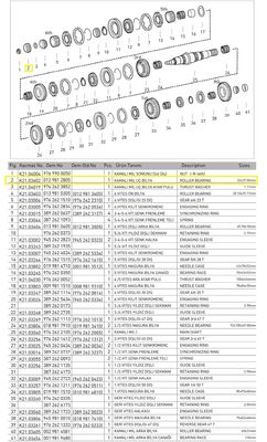 KAMALI MİL UÇ BİLYA (G100)